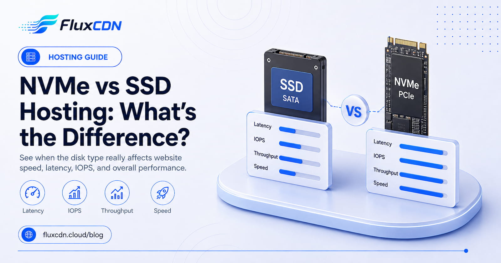 هاست SSD یا NVMe؛ تفاوت واقعی چیست و کدام برای سایت مهم‌تر است؟
